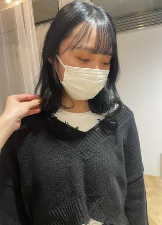 ミディアム chiharu ボブ/レイヤーのヘアスタイル