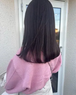 セミロング カラー miri.. 久留米のヘアスタイル