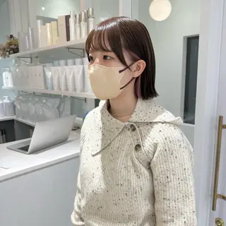 ミディアム カラー お洒落パーマ/ 艶カラー/michiのヘアスタイル