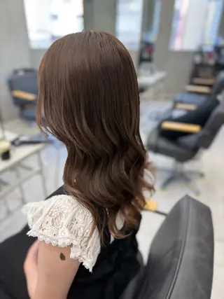ミディアム 似合わせカラー💛 新宿　本多恵美のヘアスタイル