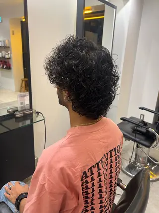 パーマ メンズ fifth神宮前 HIN★T★のヘアスタイル