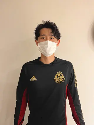 ショート パーマ メンズ メンズハイトーン/栄 /イトウタケルのヘアスタイル