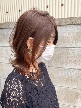 ミディアム ¥0カットモデル募集 ✨川上歩夢💫のヘアスタイル