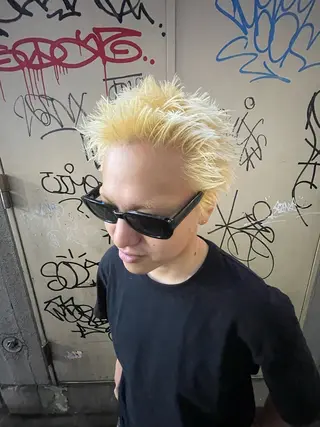 カラー メンズ デザインカラー⭐︎★ 🐆hyoma🐆のヘアスタイル