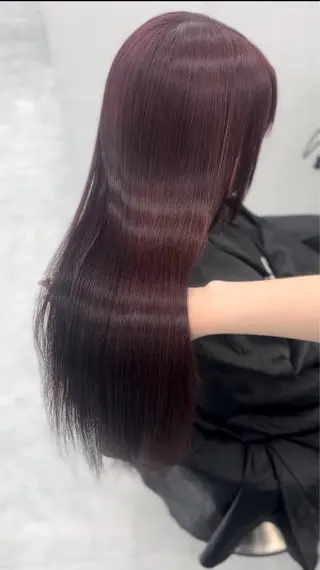 セミロング カラー 🎀愛されgirly ヘア🫧Ayakaのヘアスタイル