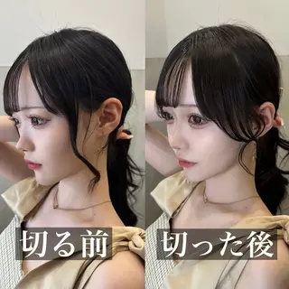 ロング SALOWIN原宿AROA店所属・顔まわり神カット✂︎ 齋藤雄大【原宿】のヘアスタイル