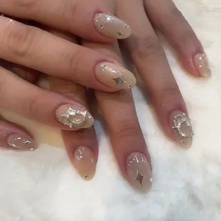 ネイル 束感まつ毛/ネイル/ LED♥KIRARAのマツエク・マツパデザイン