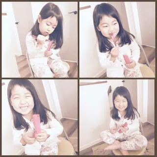 キッズ ママ美容師 *ヒマワリのヘアスタイル