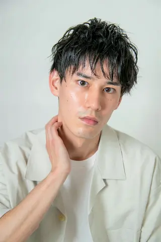 ショート メンズ曲がる縮毛矯正 ☆fan.店長のヘアスタイル