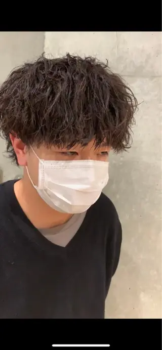 パーマ メンズ Produce with SALON VILLAGE所属・メッシュパーマ職人/ 窪田 優也/ツイスパのヘアスタイル