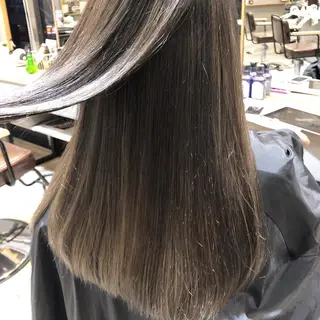 ロング カラー ブリーチカラー🌈 石垣翔太のヘアスタイル