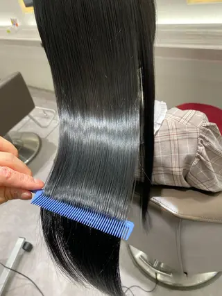 ロング カラー ムトウセイマ/艶髪 /艶ケアWブリーチのヘアスタイル