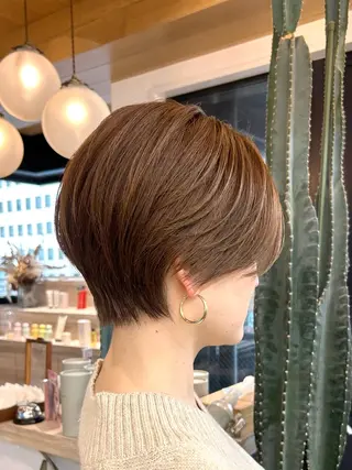 ショート ヘアアレンジ ショート/パーマ🎀 艶カラー🎀こころのヘアスタイル