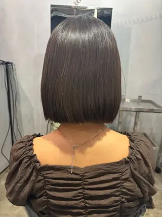 ミディアム ALBUM Academy成田楓のヘアスタイル