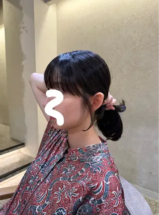 ミディアム TIGRE tenjin所属・kanon/レイヤー / 透明感カラー🩶のヘアスタイル