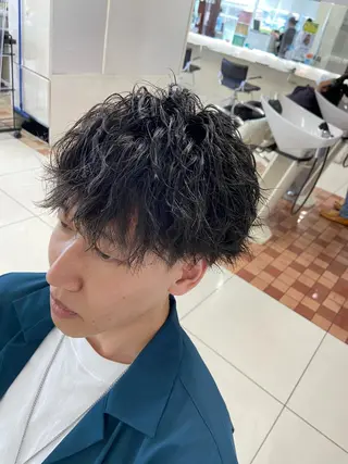 パーマ メンズ 髪質改善美容室bokuno町田店所属・メンズ＆髪質改善縮毛 矯正【平山🔥拓哉】のヘアスタイル
