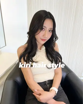 ロング カラー Parve Mix /板野妃莉のヘアスタイル