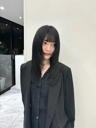 ロング カラー Beleza Era所属・韓国レイヤー/ 縮毛矯正🎀minaのヘアスタイル