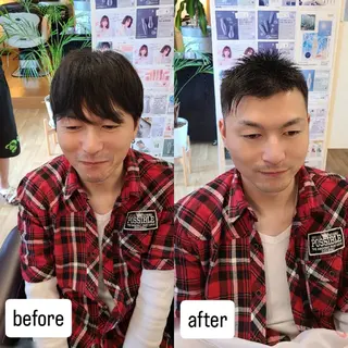 メンズ シ マのヘアスタイル