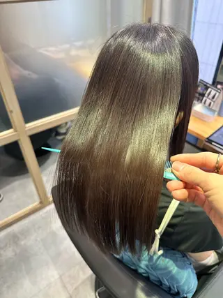 セミロング ✨シルクストレート✨ 美髪髪質改善Yukiのヘアスタイル