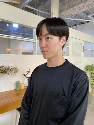 メンズ yumeka🩶ボブ 暖色/透け感カラーのヘアスタイル