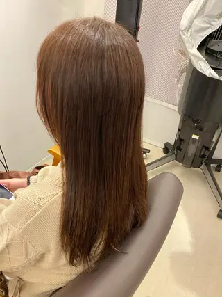 セミロング カラー Rely 美空のヘアスタイル