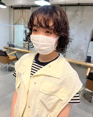 ショート パーマ お洒落パーマ/ボブ ❄️Tomoka❄️のヘアスタイル