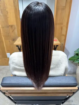 ロング レイヤー/透明感ツヤ カラー/Rinのヘアスタイル