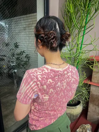 ヘアアレンジ にこ /中目黒カラーモデルのヘアスタイル