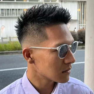 ショート メンズ 立川/メンズパーマ 厚進太郎のヘアスタイル