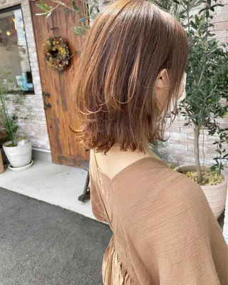 ミディアム カラー 【浜松・豊橋】 ニシモトのヘアスタイル