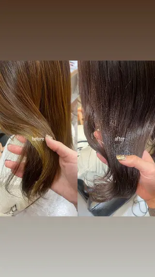 カラー trove by first一番町店所属・ItoMayuki/ 髪質改善/艶カラーのヘアスタイル