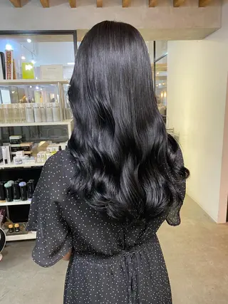 ロング 【縮毛矯正髪質改善】 中山健太のヘアスタイル