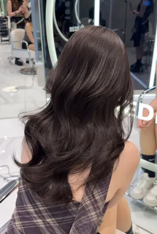 ロング カラー ヘアアレンジ RioN/網紅ヘア 🩶透明感艶カラーのヘアスタイル