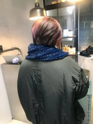 ショート カラー 松下 倫子のヘアスタイル