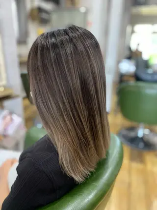 セミロング 小山 悦宏のヘアスタイル