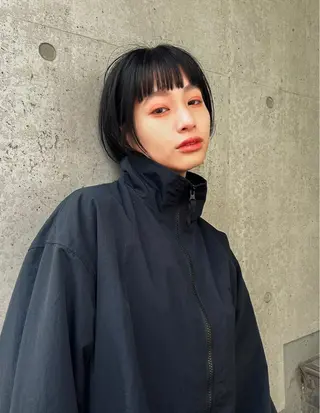 ショート パーマ* 顔まわり似合わせのヘアスタイル