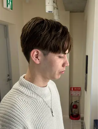 メンズ ルナ/レイヤー /暖色/メンズカットのヘアスタイル