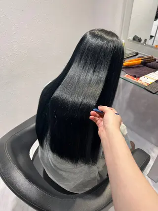 ロング カラー 盛れる暖色カラー sayaka🎀のヘアスタイル