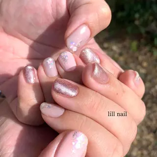 ショート pllia beautyのネイルデザイン