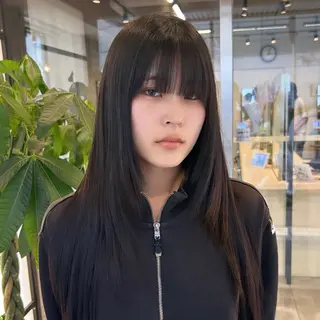 ロング カラー デザインカラー 🥨HAZUKiのヘアスタイル