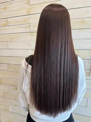 ロング ちぐさ/暖色/ ワンカラー🤍のヘアスタイル
