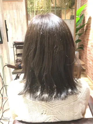 ミディアム 福重 奨のヘアスタイル
