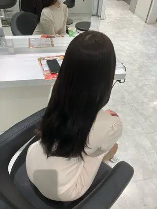 ロング カラー ヘアアレンジ 🫧透明感ラベンダー 似合わせ🫧あい🫧のヘアスタイル