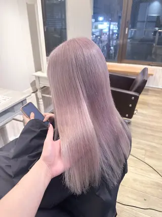 ロング カラー regalo 森重ユウのヘアスタイル