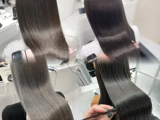 ロング カラー 髪質改善 カラー専門店のヘアスタイル