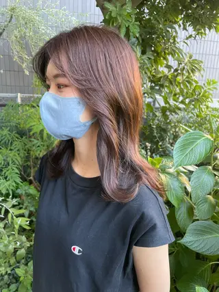 セミロング 💇♀️ハイライト 玉谷 俊💇♂️のヘアスタイル