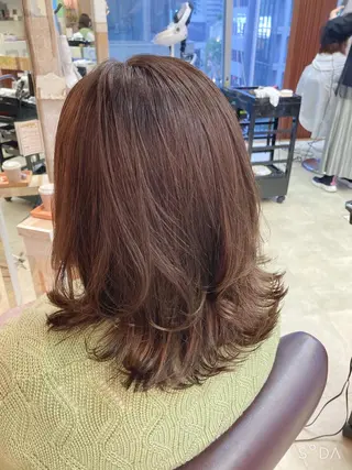 セミロング GOSSIP所属・GOSSIP信国 瑞絵のヘアスタイル