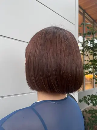 カラー 佐藤 志乃/寒色カラーのヘアスタイル