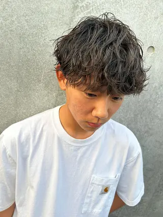 パーマ メンズ beauty resort akahige所属・山田 太陽のヘアスタイル
